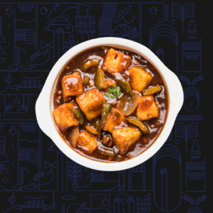 Chilli Paneer Gravy half
